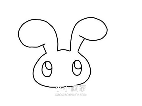 卡通小兔子Rabbit简笔画画法图片步骤步骤7