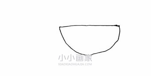 夏天西瓜简笔画画法图片步骤步骤2