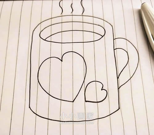 绘本故事冒热气的茶杯简笔画画法图片步骤
