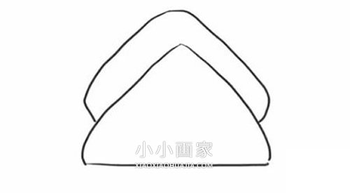 黑白乌贼简笔画画法图片步骤步骤2