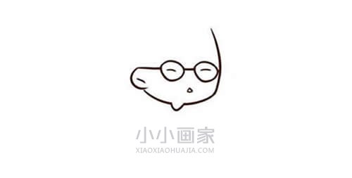 教师节女老师简笔画画法图片步骤步骤2