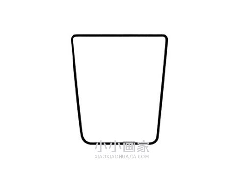 彩色笔筒简笔画画法图片步骤步骤2