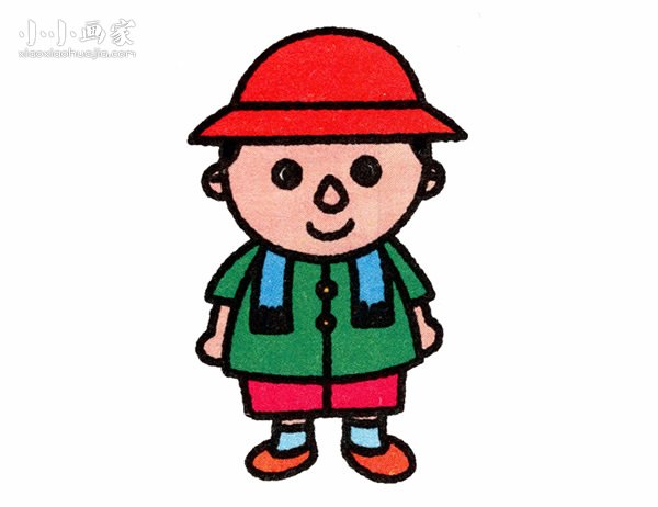 新一代农民简笔画画法图片步骤步骤1