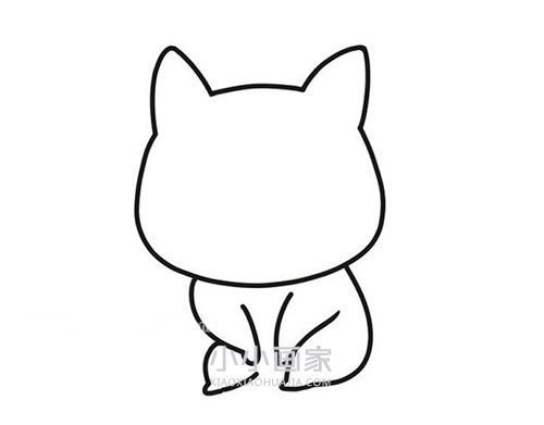 Q萌柯基犬简笔画画法图片步骤步骤5