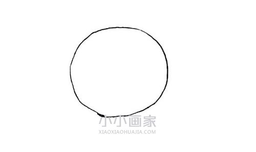 彩色地球仪简笔画画法图片步骤步骤2