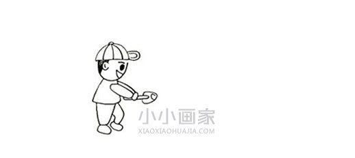 五一劳动节种树简笔画画法图片步骤步骤3