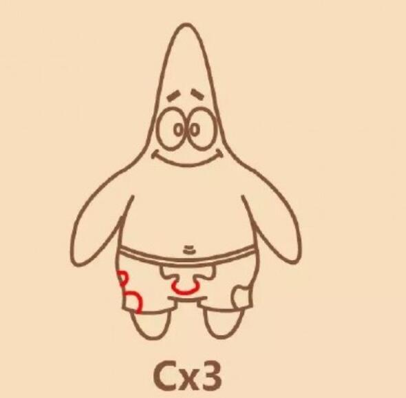 怎么画派大星涂色 简笔画派大星图解步骤步骤5