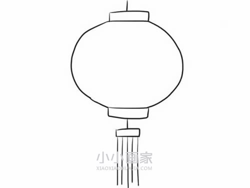 春节新年灯笼简笔画画法图片步骤步骤5