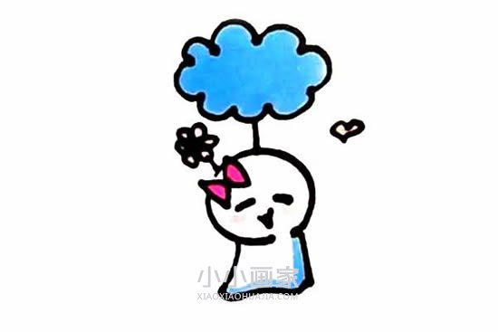 绘本故事日本晴天娃娃简笔画画法图片步骤