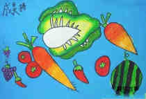 绘本故事小学一年级蔬菜水果儿童画画图片大全