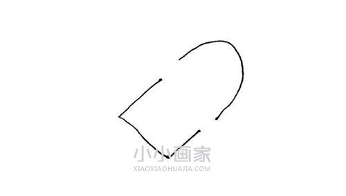 可爱雪糕简笔画画法图片步骤步骤2