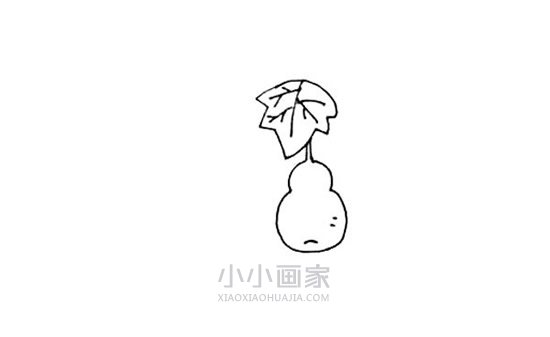 可爱葫芦简笔画画法图片步骤步骤3