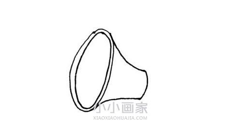 广播喇叭简笔画画法图片步骤步骤3