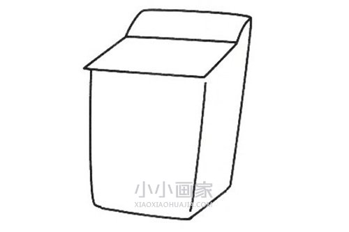 简单洗衣机简笔画画法图片步骤步骤4