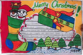 绘本故事圣诞节英语手抄报简单又漂亮一等奖三年级