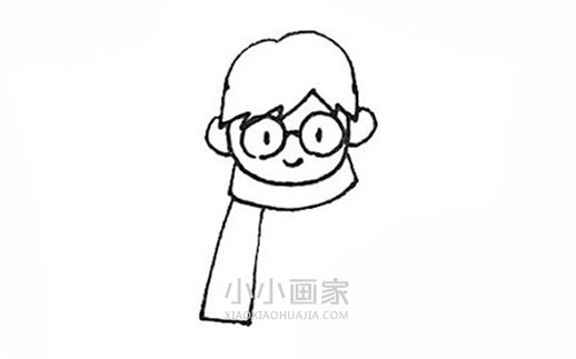 哈利波特简笔画画法图片步骤步骤3