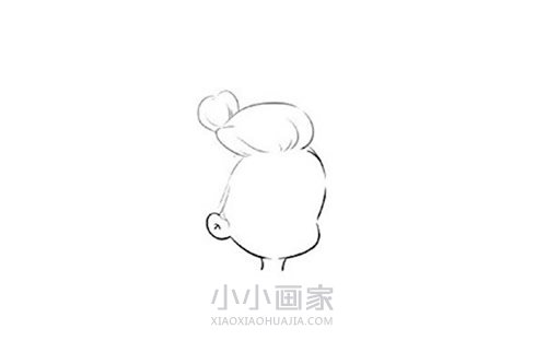 颖宝简笔画画法图片步骤步骤3