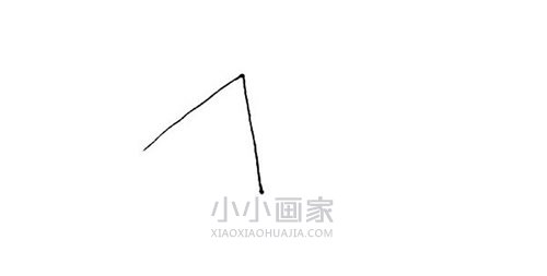 飞行的纸飞机简笔画画法图片步骤步骤2