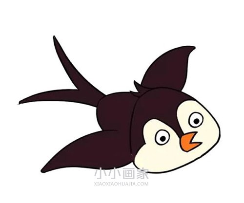 绘本故事飞翔的燕子简笔画画法图片步骤