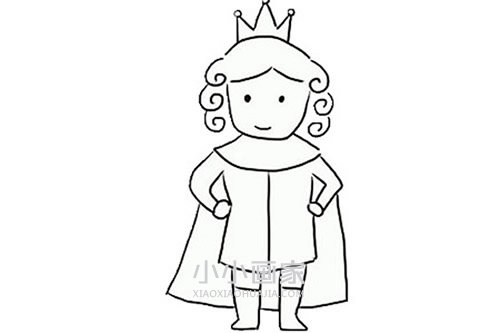 绘本故事简单王子简笔画画法图片步骤