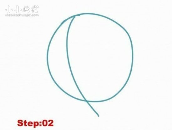 《海贼王》路飞简笔画画法图片步骤步骤2