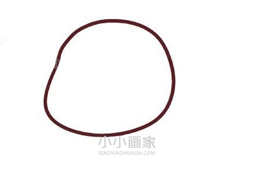 彩色卡通小猪简笔画画法图片步骤步骤2