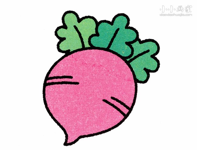 红萝卜简笔画画法图片步骤步骤1