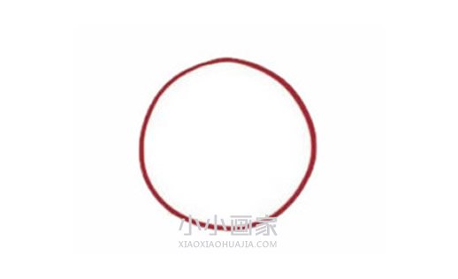 彩虹棒棒糖简笔画画法图片步骤步骤2