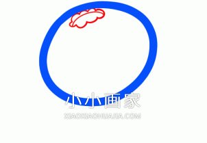 彩色蓝莓简笔画画法图片步骤步骤3