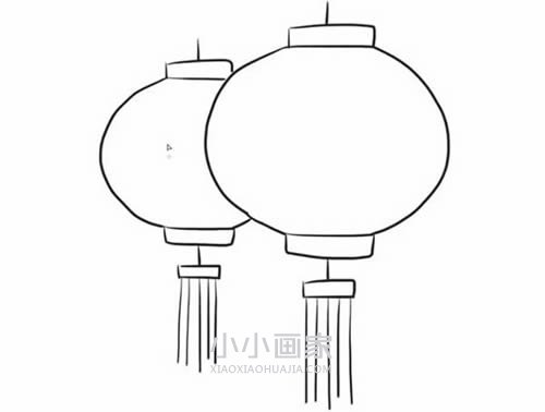春节新年灯笼简笔画画法图片步骤步骤6