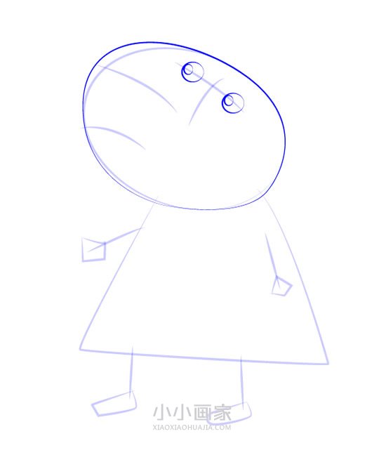 小马佩德罗简笔画画法图片步骤步骤4