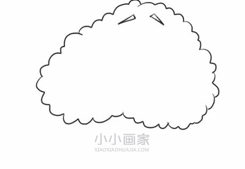 卡通大树简笔画画法图片步骤步骤3