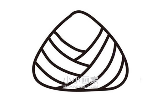 卡通粽子简笔画画法图片步骤步骤4