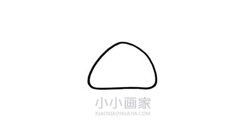 长在森林里的蘑菇简笔画画法图片步骤步骤2