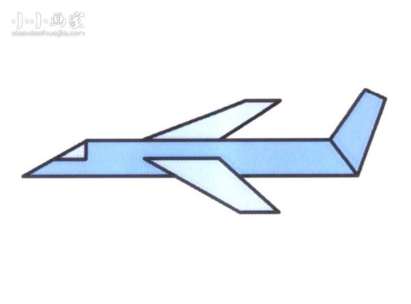 航天飞机简笔画画法图片步骤步骤1