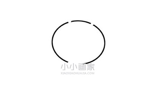 可爱小白兔简笔画画法图片步骤步骤2