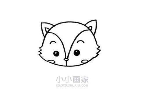 呆萌小松鼠简笔画画法图片步骤步骤4