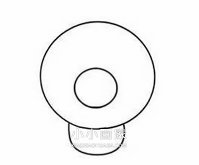 卡通小熊简笔画画法图片步骤步骤3