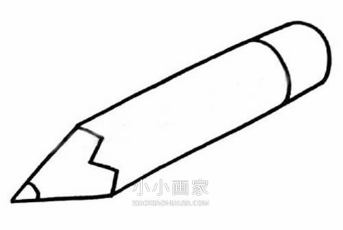 漂亮铅笔简笔画画法图片步骤步骤4