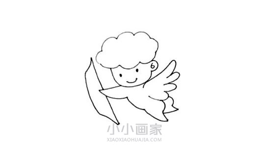 爱神丘比特简笔画画法图片步骤步骤7