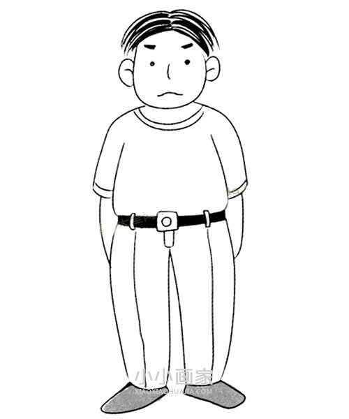 各种各样爸爸的简笔画画法图片步骤步骤4