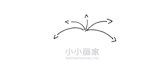 岛上的椰子树简笔画画法图片步骤步骤2