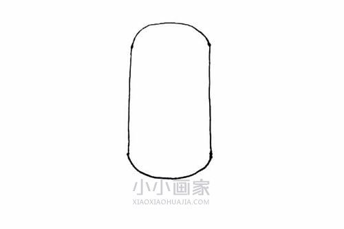 帅气小黄人简笔画画法图片步骤步骤2