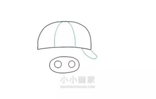 可爱麦兜简笔画画法图片步骤步骤4