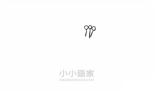 简单山茶花简笔画画法图片步骤步骤2