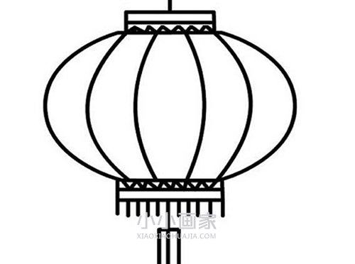 绘本故事简单元宵节灯笼简笔画画法图片步骤