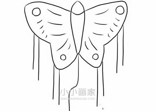绘本故事简单蝴蝶风筝简笔画画法图片步骤