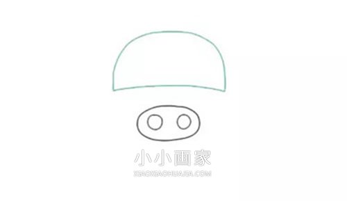 可爱麦兜简笔画画法图片步骤步骤3