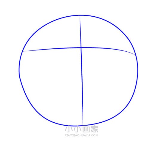 挥手的哆啦A梦简笔画画法图片步骤步骤2