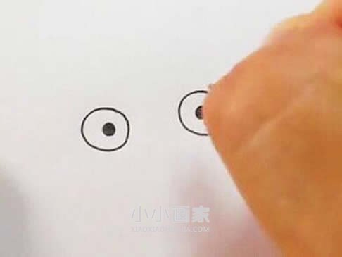 简单卡通螃蟹简笔画画法图片步骤步骤2